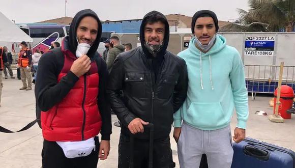 Federico Rodríguez, Luis Aguiar y Adrián Balboa deberán cumplir la cuarentena obligatoria antes de unirse al plantel de Alianza Lima. (Foto: Twitter @Andersonlpz)