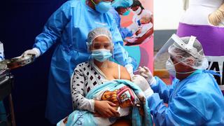 Instituto Materno Perinatal inicia vacunación contra la difteria a gestantes, bebés y trabajadores | FOTOS