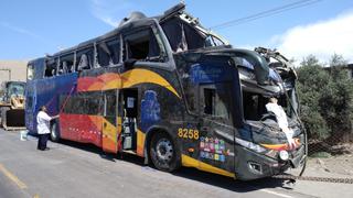 Arequipa: dos ciudadanos extranjeros fallecieron en choque de bus de Cruz del Sur