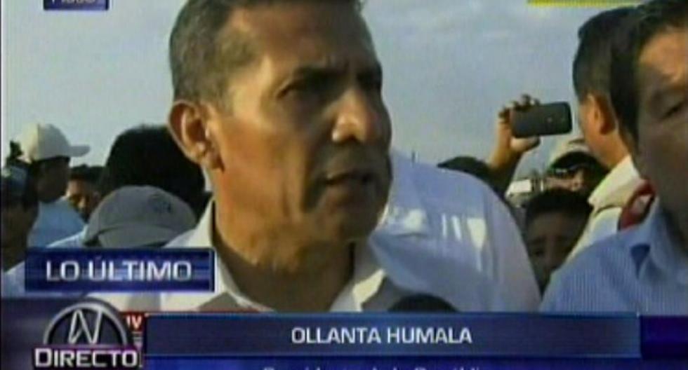 Humala criticó a gobierno aprista por su manejo en la economía. (Foto: Captura de Canal N)