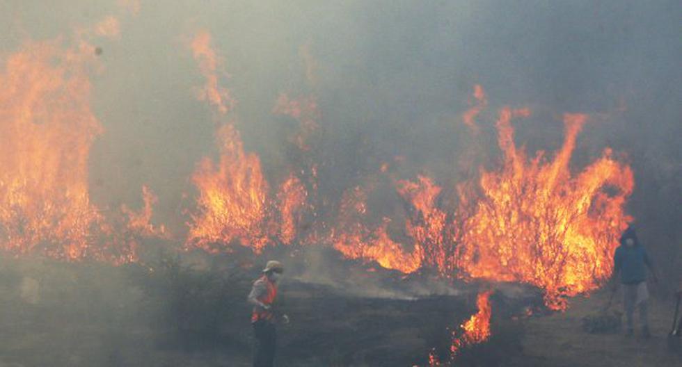 Los bomberos peruanos brindarán su apoyo en la Región de Maule. (Foto: EFE)