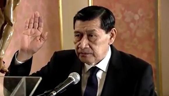 Juan Barranzuela Quiroga juró como nuevo ministro de Transportes y Comunicaciones | Foto: Captura de video / TV Perú