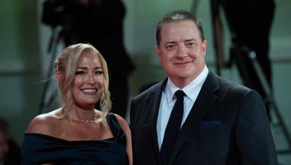 Brendan Fraser junto a Jeanne Moore (foto: El Mundo)