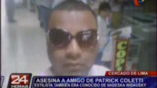 Cercado: amigo de Patrick Zapata murió baleado en peluquería