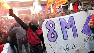 Día de la Mujer: así se realizó la marcha en Barcelona en conmemoración del 8M | FOTOS