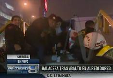 San Borja: los minutos de pánico por balacera cerca de La Rambla [VIDEO]