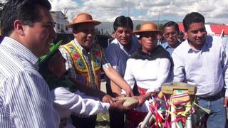 Chupaca: inician revestimiento de 44 km de canales de riego