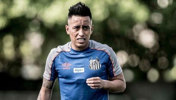 Christian Cueva se perderá el próximo partido de su club debido a complicaciones en el nacimiento de su hijo. (Foto: web del Santos)