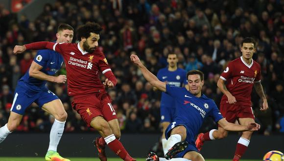 Chelsea empató 1-1 con Liverpool por la Premier League. (Foto: Agencias)