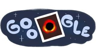 Google lanza doodle especial por la primera imagen de un agujero negro