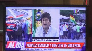 EN VIVO | La Asamblea legislativa de Bolivia recibe la carta de renuncia de Evo Morales