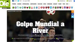 River Plate vs. Al Ain: Así informó la prensa su eliminación del Mundial de Clubes| FOTOS