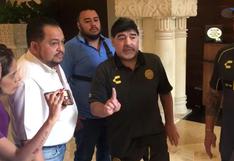 Diego Maradona explota contra periodistas en México 