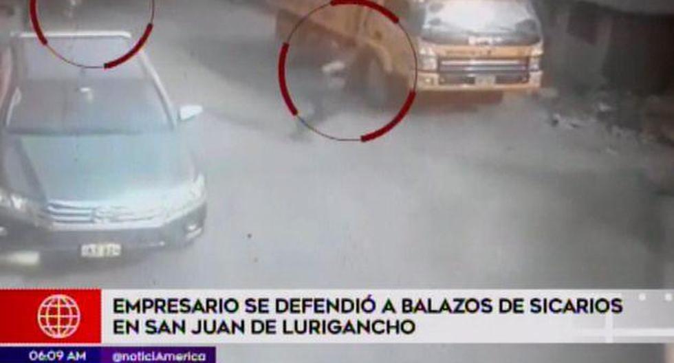 Empresario Iván Verde Domínguez se defendió a balazos de presuntos sicarios. (Captura: América Noticias)