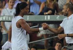 Josep Guardiola recuerda la “magia” de Ronaldinho