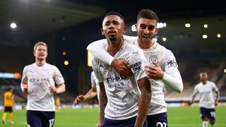 Manchester City debutó en la Premier League con triunfo por 3-1 contra el Wolverhampton 
