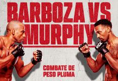 UFC Fight Night, Edson Barboza vs. Lerone Murphy en vivo online gratis: apuestas, canal y hora
