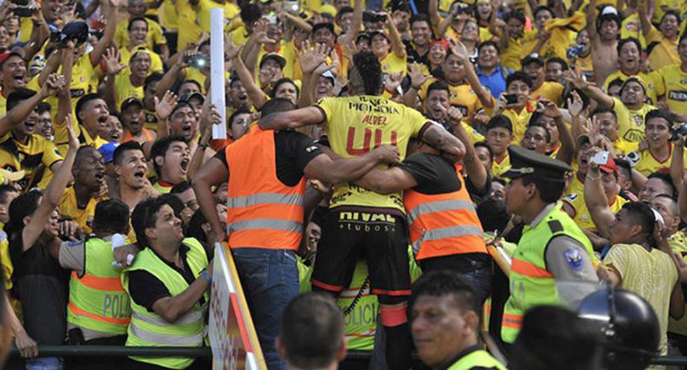 El Barcelona de Ecuador dio un gran paso en su intensión de clasificar a los cuartos de final de la Copa Libertadores. (Foto: Twitter)