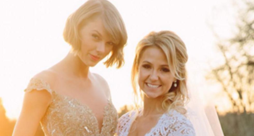 Taylor Swift le dio un hermoso mensaje a su mejor amiga en el día de su boda. (Foto: Instagram)