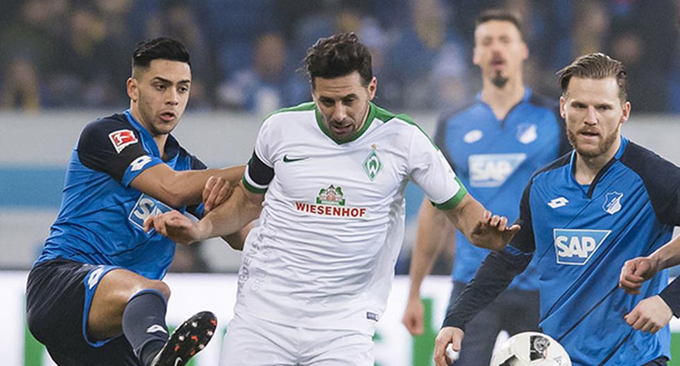 Claudio Pizarro fue titular en el Werder Bremen. (Foto: Getty Images)