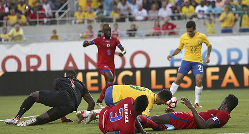Brasil goleó a Haití y acabó con una marca desde la Copa América 1999. (Foto: Getty Images)