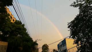 El espectacular arcoíris que sorprendió a El Salvador tras el fuerte sismo | FOTOS