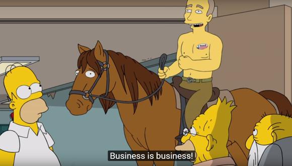 Los Simpson se meten en la campaña y hablan de Trump y Putin