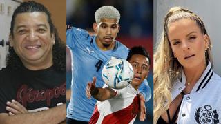 Perú vs. Uruguay: Famosos reaccionan tras polémica en el final del partido