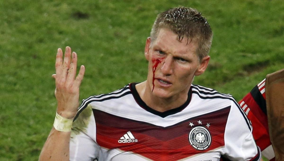 Schweinsteiger dejó la sangre y el alma en la final