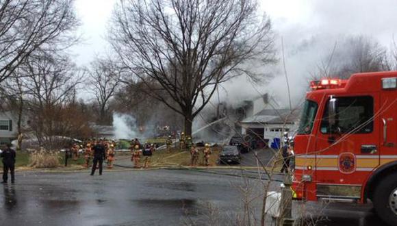 EE.UU.: Avioneta se estrelló contra una casa en Maryland