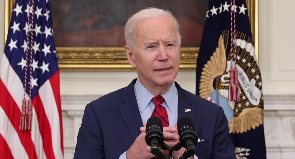 Joe Biden faces his first press conference as president of the United States