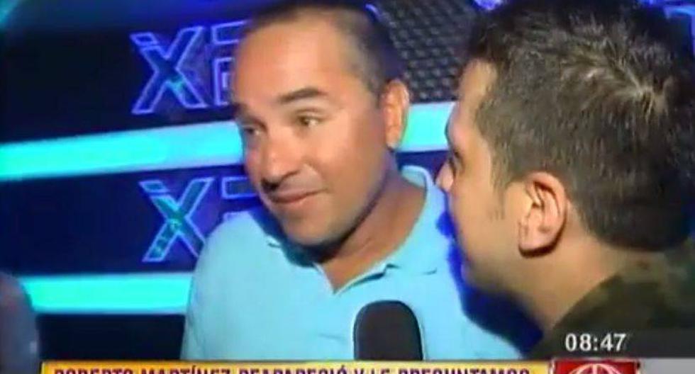 Roberto Martínez no quiso responder muchas preguntas (Foto: América TV)