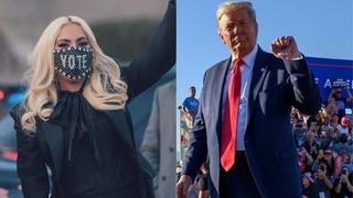Lady Gaga y Donald Trump se atacan en Twitter a un día de las elecciones en Estados Unidos