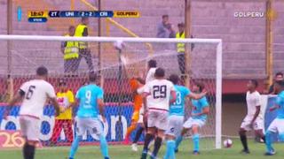 Universitario vs. Cristal: Adán Balbín marcó el empate de cabeza