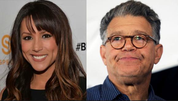 El demócrata Al Franken debió disculparse con la conductora radial y ex modelo Leeann Tweeden. (Getty / Reuters).