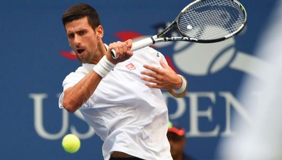 Novak Djokovic se meti&oacute; a la final del US Open tras eliminar al franc&eacute;s Gael Monfils. (Foto: AFP)