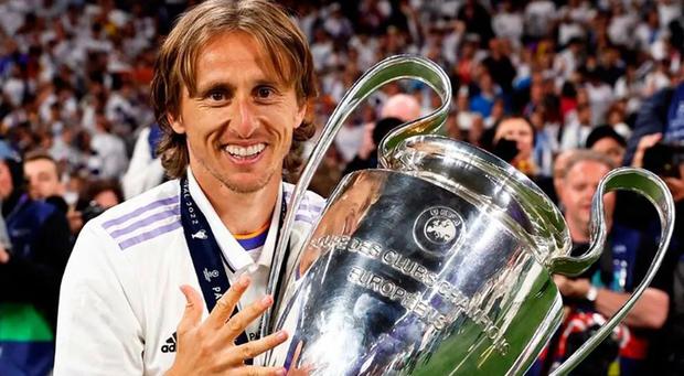 Modric won the Champions League again for Real Madrid.  (Photo: Real Madrid)