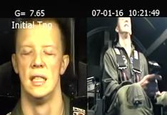 Así se le deforma el rostro a un piloto durante sus pruebas