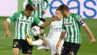 Real Madrid vs. Betis: resumen y fotos del empate por LaLiga Santander