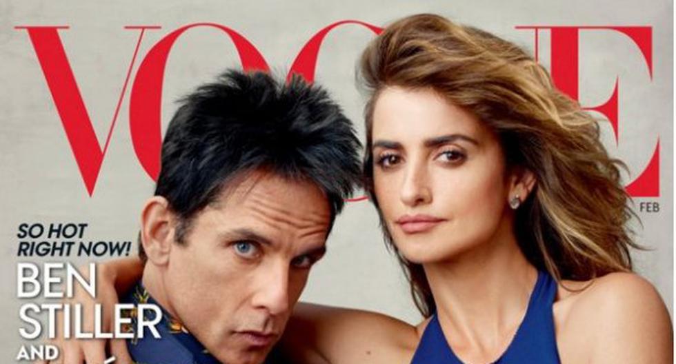 Penélope Cruz y Ben Stiller juntos en revista Vogue. (Foto: Revista Vogue)