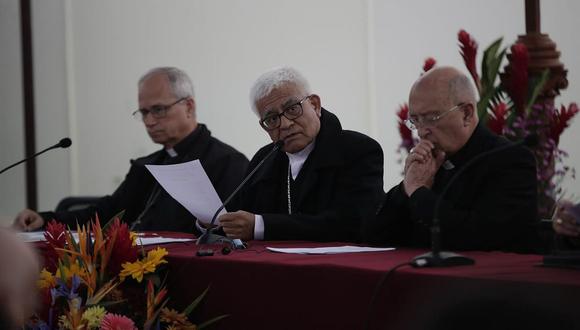Monseñor Miguel Cabrejos y el resto de las autoridades de la Conferencia Episcopal Peruana envían carta al Congreso. (Foto: GEC)