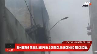 Barrios Altos: reportan incendio en inmueble del jirón Cangallo conocido como ‘El buque’ 