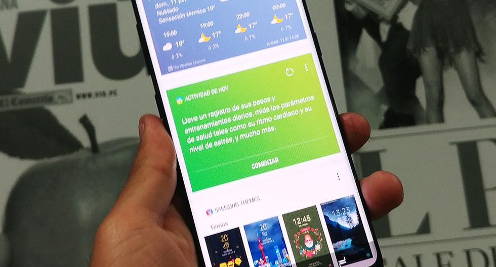 ¿Cómo puedo abrir otra aplicación presionando el botón exclusivo de Bixby en el Samsung Galaxy S8? Así lo lograrás. (Foto: Rommel Yupanqui / Peru.com)