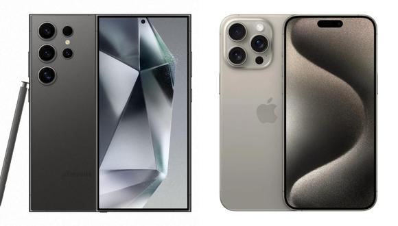 Galaxy Unpacked 2024: comparamos el Samsung Galaxy S24 Ultra con el iPhone  15 Pro Max, TECNOLOGIA