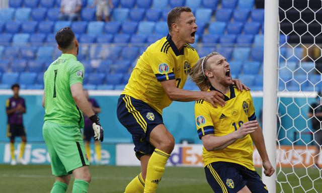 Suecia vs. Eslovaquia: las imágenes del partido por la Eurocopa 2021 | Foto: AP