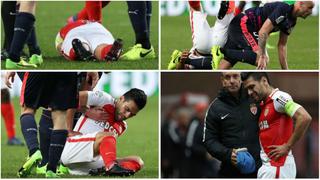 Falcao: imágenes que asustaron al Mónaco ante una nueva lesión