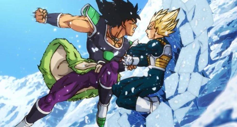 En las imágenes se ve a Goku y Vegeta peleando en su máximo nivel contra el Super Saiyayin Legendario, Broly. (Foto: Toei Animation)