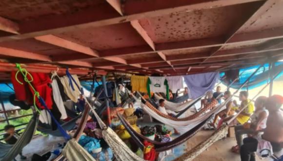Reportan que comuneros de Cuninico en Loreto retuvieron otra embarcación | Foto: Latina / Captura de video