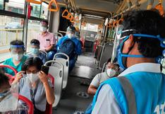 ATU: más de dos millones de personas recibieron protectores faciales gratuitos en Lima y Callao