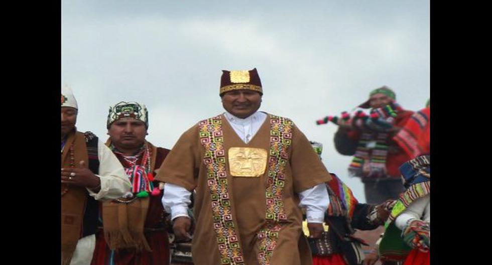 Presidente Evo Morales participó de ritual andino. (Foto: EFE)